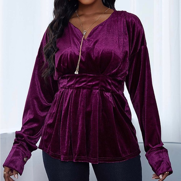 Abyoxi Peplum Top - Picture 1 of 11